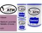 Preview: Nissan, Medium Lavender Metallic (2-tone), LG1: 500ml Lackdose + 500ml Klarlack + 250ml Härter - Set, von ATW Autoteile West.